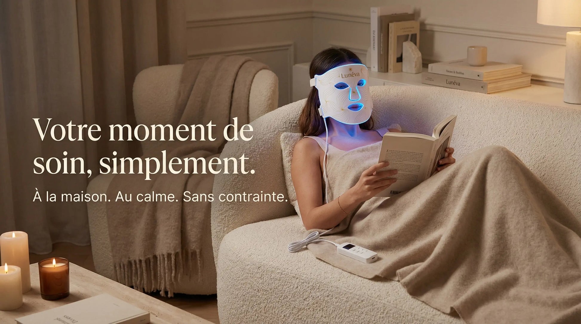 Lunéva Glow Pro Le rituel de lumière pour apaiser l’acné hormonale Lunéva