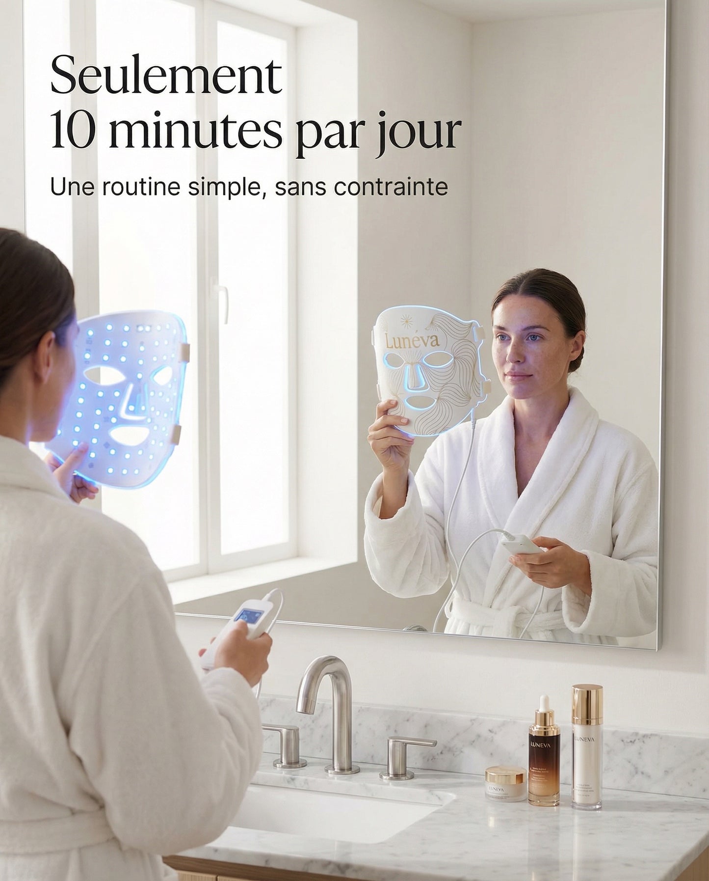 Lunéva Glow Pro Le rituel de lumière pour apaiser l’acné hormonale