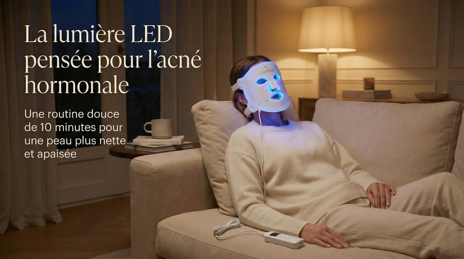 Lunéva Glow Pro Le rituel de lumière pour apaiser l’acné hormonale Lunéva