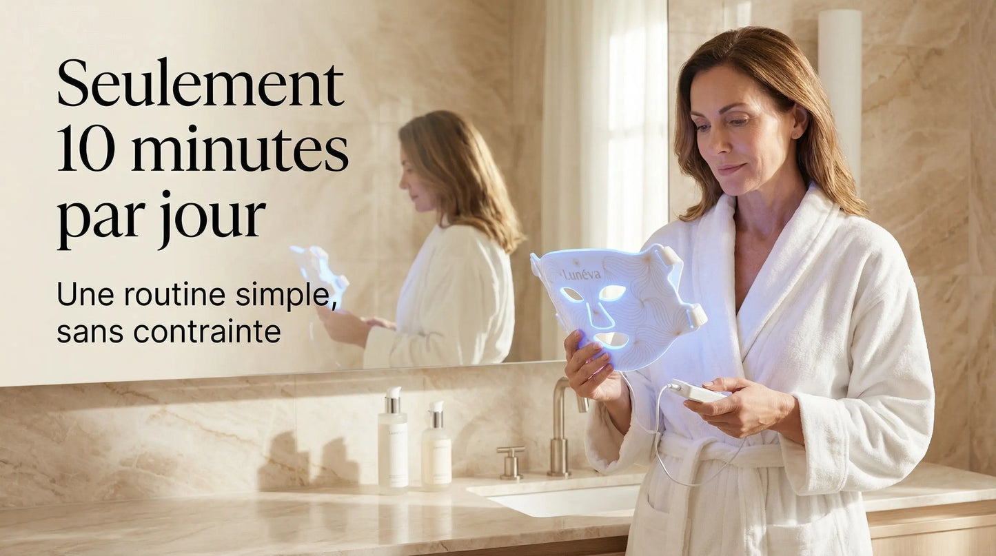 Lunéva Glow Pro Le rituel de lumière pour apaiser l’acné hormonale Lunéva