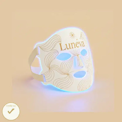 Masque LED Lunéva Glow Pro 4 couleurs pour l'acné hormonale