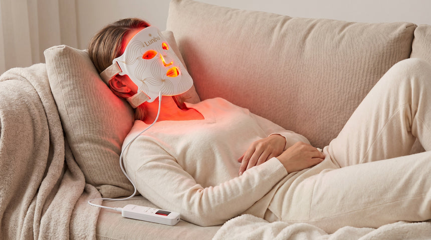 Masque LED Lunéva Glow Pro — soin à domicile professionnel