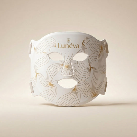 Lunéva Glow Pro — Masque LED visage premium (peau adulte : imperfections & rougeurs)